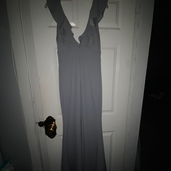 Lulus Perfect Opportunity Light Gray Maxi Dress - Picture 5 of 12
